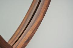 Danish Triangular Wood Mirrors by Th Poss Copenhagen Denmark 1960s - 2188925