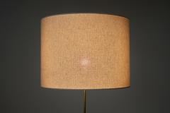 Danish Tripod Floor Lamp in Brass and Lacquered Metal Denmark Mid 20th Century - 4245240