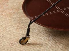 Danish Trolley or Barcart with Leather Trays - 3007303