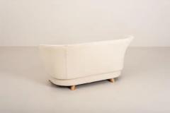 Danish Two Seater Sofa Upholstered in Casentino Tuscan Fabric Denmark 1940s - 3469045