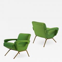 Danish modern pair of comfy chairs - 1547200