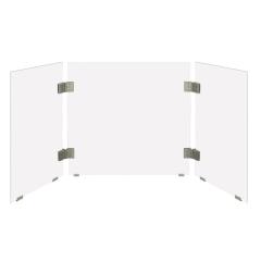 Danny Alessandro Danny Alessandro Fire Screen with Chrome Hinges 1980s - 911020