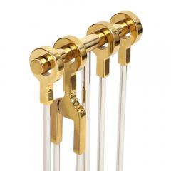 Danny Alessandro Danny Alessandro Fireplace Tools Brass Nickel Chrome Ring Handle - 2849904