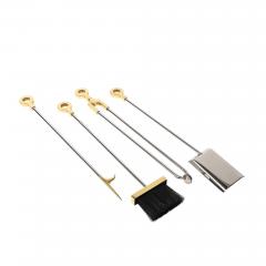 Danny Alessandro Danny Alessandro Fireplace Tools Brass Nickel Chrome Ring Handle - 4432926