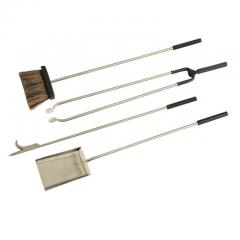 Danny Alessandro Danny Alessandro Fireplace Tools Matte Black and Nickel Chrome - 2776448
