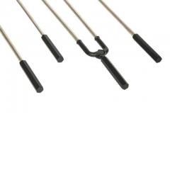 Danny Alessandro Danny Alessandro Fireplace Tools Matte Black and Nickel Chrome - 2776451