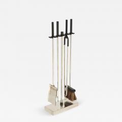 Danny Alessandro Danny Alessandro Fireplace Tools Matte Black and Nickel Chrome - 2778615
