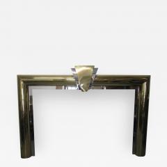 Danny Alessandro Fireplace Surround in Brass and Chrome by Danny Alessandro - 439413