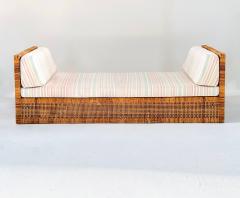 Danny Ho Fong Danny Ho Fong for Tropi Cal Basket Weave Cane Daybed 1965 - 4315492