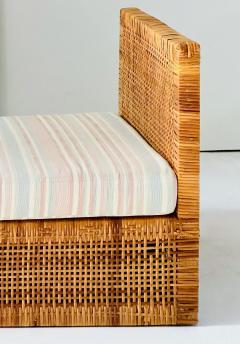 Danny Ho Fong Danny Ho Fong for Tropi Cal Basket Weave Cane Daybed 1965 - 4315495