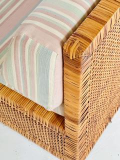 Danny Ho Fong Danny Ho Fong for Tropi Cal Basket Weave Cane Daybed 1965 - 4315499
