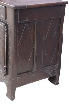 Dark Brown Oak French Buffet - 1457136