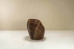 Dark Rattan Chair In The Style Of Vivai del Sud Italy 1970s - 3139046