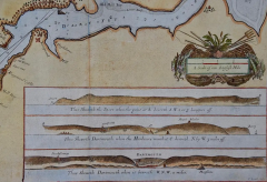 Dartmouth England A Hand Colored 17th Century Sea Chart by Captain Collins - 2684659