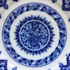 Dated 1713 Dutch Delftware Plates with Birds and Flowers - 4576128
