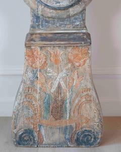 Dated 1809 Swedish Longcase Clock with Original Folk Art Decoration - 4564505