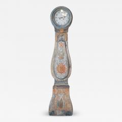 Dated 1809 Swedish Longcase Clock with Original Folk Art Decoration - 4568249