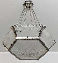 Daum Lorrain French Art Deco Chandelier by Daum Lorrain - 3941650