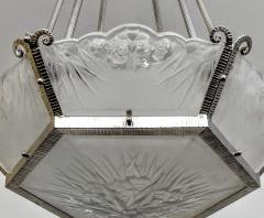 Daum Lorrain French Art Deco Chandelier by Daum Lorrain - 3941651