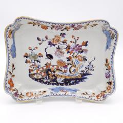Davenport Crane Pattern Rectangular Dessert Dish England circa 1830 - 2597953