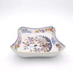 Davenport Crane Pattern Rectangular Dessert Dish England circa 1830 - 2597961