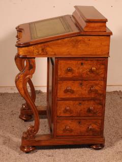 Davenport Desk In Walnut 19th Century - 2553531