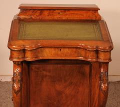Davenport Desk In Walnut 19th Century - 2553533