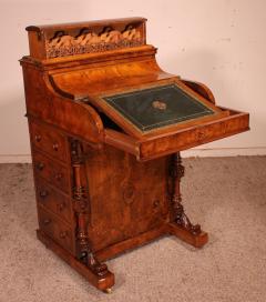 Davenport In Burr Walnut With Mechanism Pop Up - 2563841