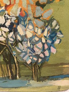 David Adickes David Adickes Tapestry Spring Trees Green Sky  - 4361549