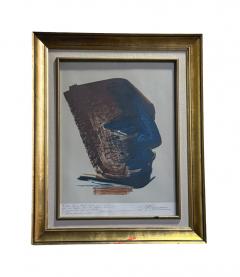 David Alfaro Siqueiros Intriguing painted mask by Mexican artist David Alfaro Siqueiros - 3882374