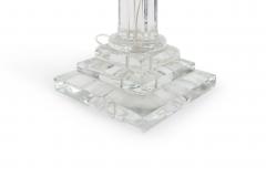 David Barrett American Crystal Barrett Column Table Lamp - 1440048
