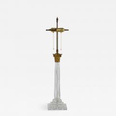 David Barrett American Crystal Barrett Column Table Lamp - 1444933