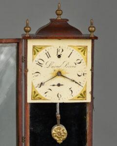 David Brown Miniature Wall Clock with an glomis Panel Signed on the Dial - 3902663