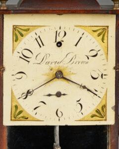 David Brown Miniature Wall Clock with an glomis Panel Signed on the Dial - 3902667