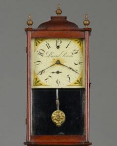 David Brown Miniature Wall Clock with an glomis Panel Signed on the Dial - 3902668