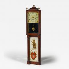 David Brown Miniature Wall Clock with an glomis Panel Signed on the Dial - 3907772