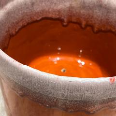 David Cressey 1960s Orange Drip Glaze Planter Pot David Cressey Style Architectural Pottery - 2732420