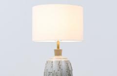 David Cressey David Cressey Glazed Drip Texture Ceramic Table Lamp for Architectural Pottery - 3349877