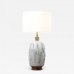 David Cressey David Cressey Glazed Drip Texture Ceramic Table Lamp for Architectural Pottery - 3350270