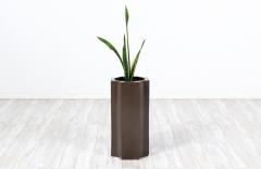 David Cressey David Cressey Sculpted Geometric Brown Planter for Architectural Pottery - 2883448