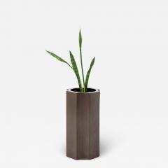 David Cressey David Cressey Sculpted Geometric Brown Planter for Architectural Pottery - 2885715