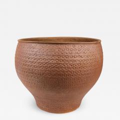 David Cressey Unglazed Cheerio Ceramic Planter for Architectural Pottery - 1218578