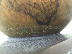 David Ebner David Ebner Bronze Scallion Floor Sculpture Signed - 4628108