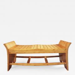 David Ebner Slatted Bamboo Bench by David Ebner - 477036