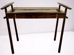 David Ebner TORii End Table Side Table Ebony Wood Signed DNE 84 - 2938485