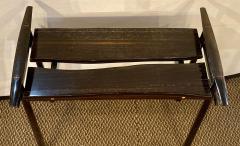 David Ebner TORii End Table Side Table Ebony Wood Signed DNE 84 - 2938487