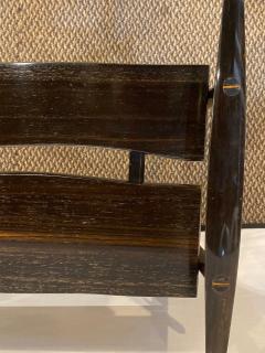 David Ebner TORii End Table Side Table Ebony Wood Signed DNE 84 - 2938494