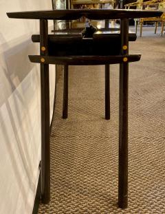 David Ebner TORii End Table Side Table Ebony Wood Signed DNE 84 - 2938495