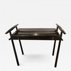David Ebner TORii End Table Side Table Ebony Wood Signed DNE 84 - 2956907