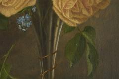 David Emile Joseph de Noter David Emile Joseph de Noter Still Life with Roses Oil on Panel Belgium - 4468598